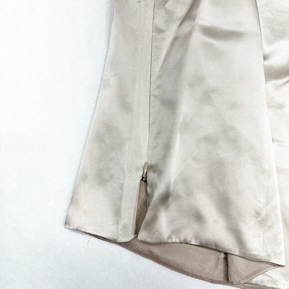 Vtg Adrianna Papell Shell Tank Tunic 100% silk sleeveless Beige Women's Medium - Picture 11 of 16